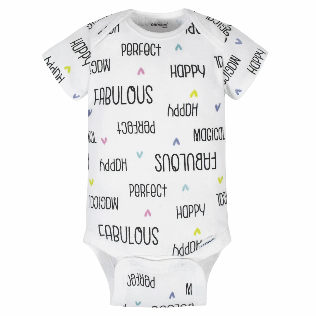 Hot Sale 🌟 8-Pack Baby 👧 Girls Unicorns Onesies® Brand Bodysuits 🧨 3 8-Pack Baby Girls Unicorns Onesies® Brand Bodysuits