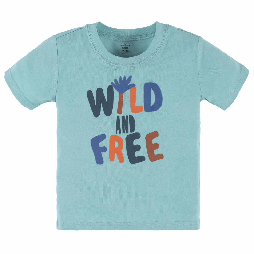 Budget 😀 Gerber® 4-Piece Infant & Toddler Boys Wild & Free Tees, Shorts & Pants Set See What's New 💯 4 Gerber® 4-Piece Infant & Toddler Boys Wild & Free Tees, Shorts & Pants Set See What's New