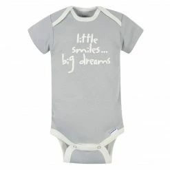 Gerber® 5-Pack Baby Neutral Safari Short Sleeve Onesies® Bodysuits BabyPreemie - 24M