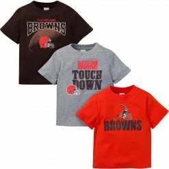 NFL 3-Pack Baby & Toddler Boys Browns Short Sleeve Shirts