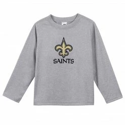 NFL New Orleans Saints Boys Long Sleeve Tee Shirt