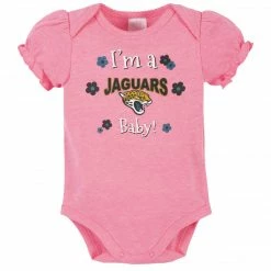 NFL BabyPreemie - 24M Jacksonville Jaguars Baby Girls Short Sleeve Bodysuits