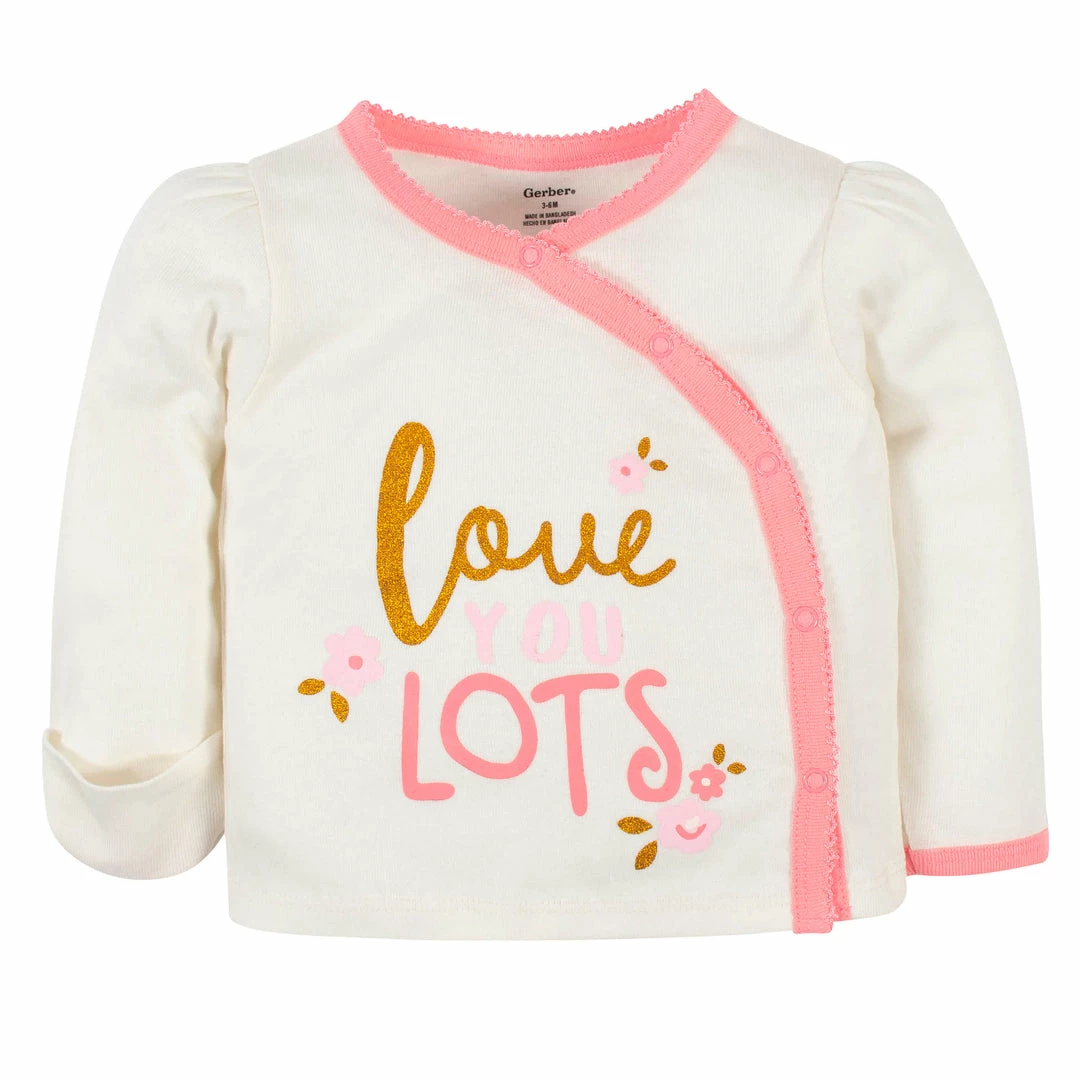 Wholesale 🛒 Gerber® BabyPreemie - 24M 3-Piece Baby 👧 Girls Floral Take Me Home Set 🎉 2 Gerber® BabyPreemie - 24M 3-Piece Baby Girls Floral Take Me Home Set