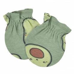 Gerber® 4-Piece Baby Neutral Comfy Stretch Avocado Caps & No Scratch Mittens Set BabyPreemie - 24M