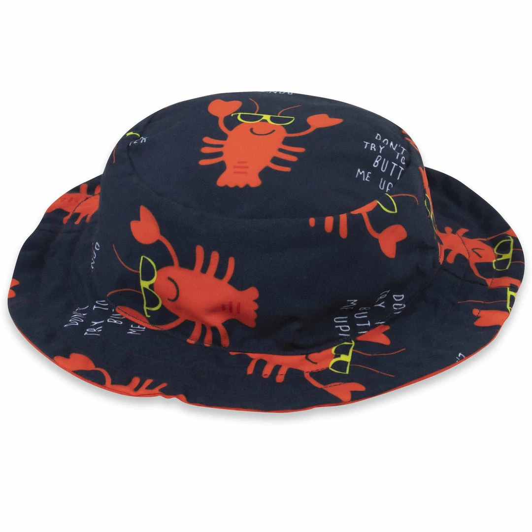 Budget 🎁 Gerber® Boys Lobster Reversible Swim Hat BabyPreemie - 24M ✨ 1 Gerber® Boys Lobster Reversible Swim Hat BabyPreemie - 24M