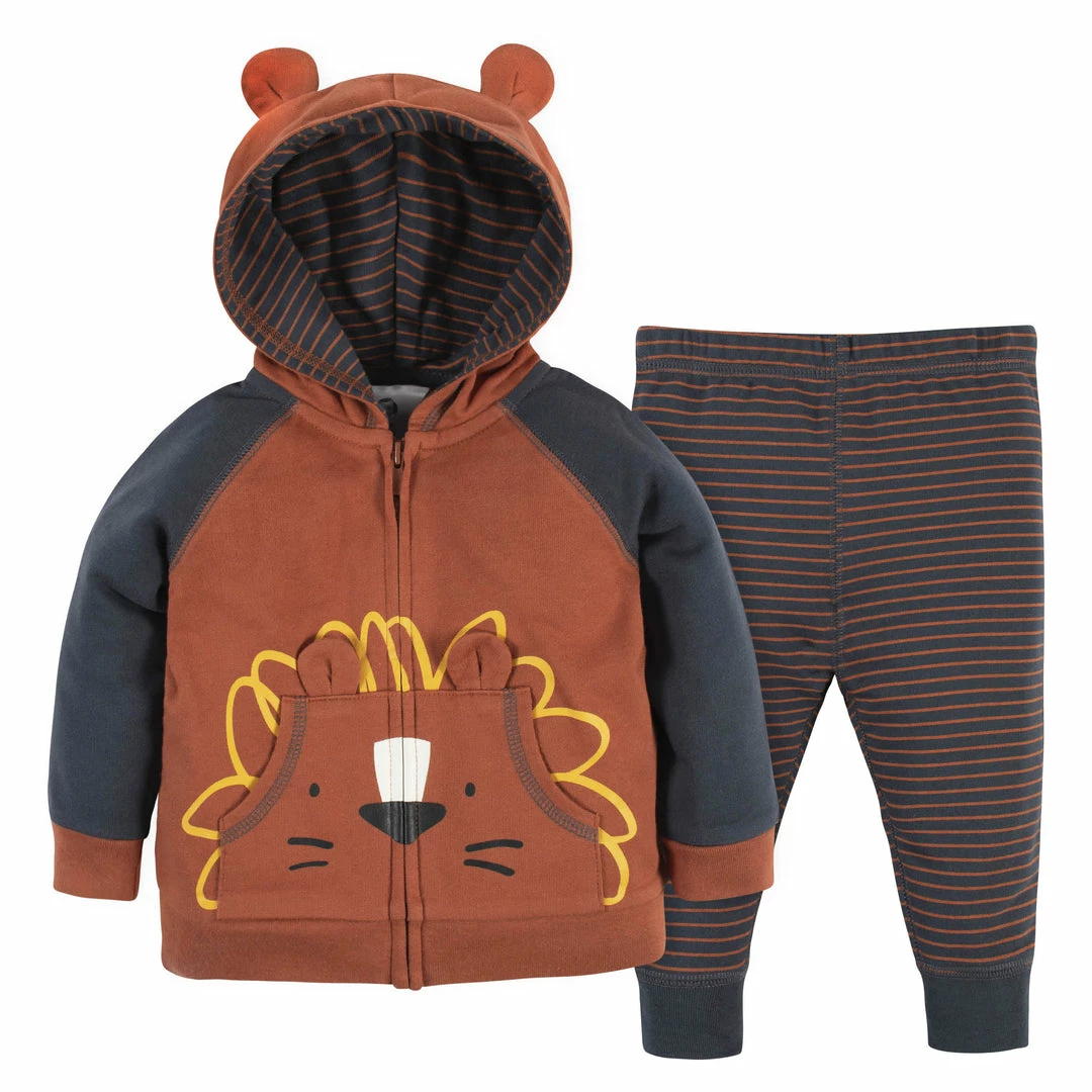 Flash Sale 🎁 Gerber® BabyPreemie - 24M 2-Piece Baby & Toddler Boys Roaring Adventure Hoodie & Active Pant Set 🎉 1 Gerber® BabyPreemie - 24M 2-Piece Baby & Toddler Boys Roaring Adventure Hoodie & Active Pant Set