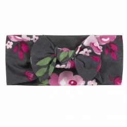 Gerber® 3-Piece Baby Girls Burgundy Garden Onesies® Bodysuit, Pants & Headband Set See What's New