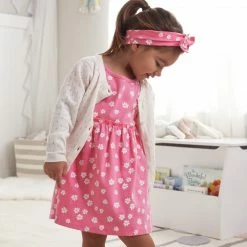 Gerber® Baby & Toddler Girls White Pointelle Cardigan