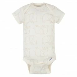 Gerber® 5-Pack Baby Neutral Safari Short Sleeve Onesies® Bodysuits BabyPreemie - 24M