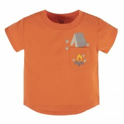 Gerber® See What's New 2-Piece Baby & Toddler Boys Camping Fun Pocket Tee & Knit Shorts Set
