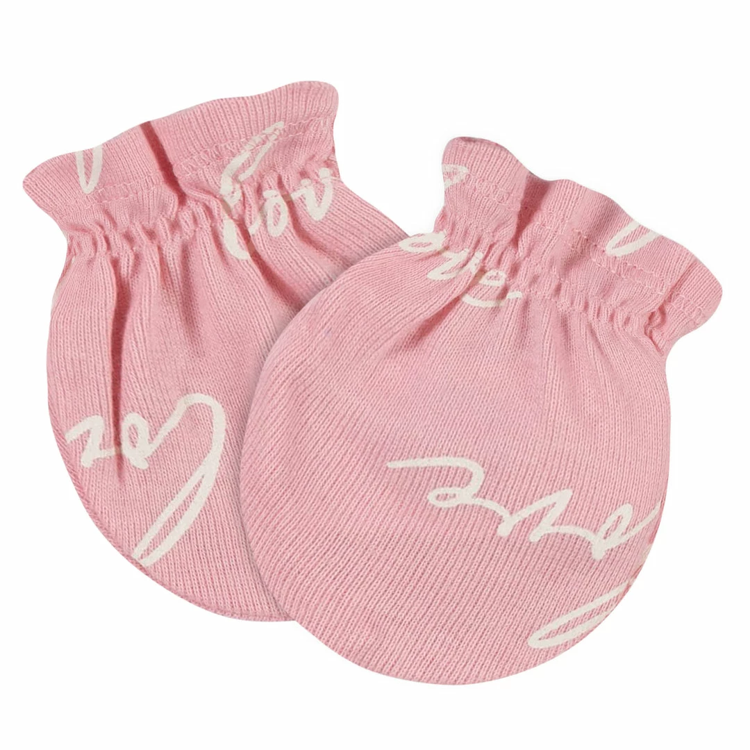 Hot Sale 🔔 Gerber® 4-Pack Baby 👧 Girls Bunny Ballerina No Scratch Mittens 🎉 3 Gerber® 4-Pack Baby Girls Bunny Ballerina No Scratch Mittens
