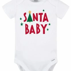 Gerber® 2-Pack Baby "Candy Cane Kisses" & "Santa Baby" Short Sleeve Onesies® Holiday Bodysuits