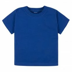 Gerber® 5-Pack Baby & Toddler Royal Blue Premium Short Sleeve Tees