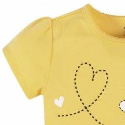 Gerber® 4-Piece Infant & Toddler Girls Bee Garden Tees, Skort & Pants Set