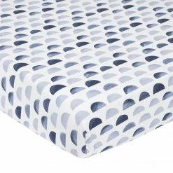 Just Born By Gerber® Blue Semicircle Ombre Printed Sheet