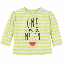 Gerber® 3-Piece Girls Watermelon Swim Bottoms, Rash Guard, & Hat Bundle BabyPreemie - 24M