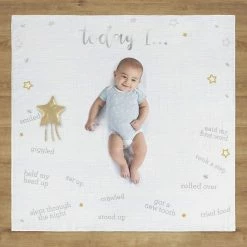 Just Born By Gerber® 2-Pack Baby Neutral Sparkle Milestone Blanket