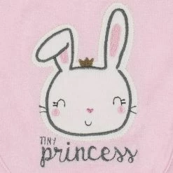 Gerber® 3-Pack Baby Girls Princess Terry Burp Cloths