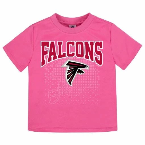 NFL Atlanta Falcons Girls Short Sleeve Tee Shirt
