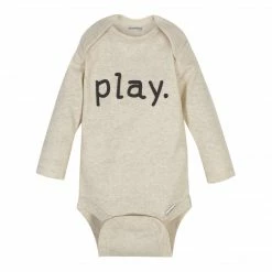 Discount 🎁 6-Pack Baby Neutral Words Long Sleeve Onesies® Brand Bodysuits 😀 9 6-Pack Baby Neutral Words Long Sleeve Onesies® Brand Bodysuits