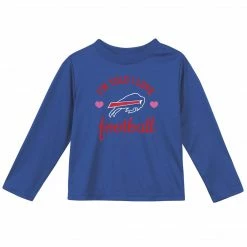 NFL Buffalo Bills Girls Long Sleeve Tee Shirt BabyPreemie - 24M