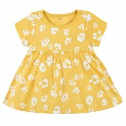 Gerber® 3-Piece Baby & Toddler Girls Purrfectly Wild Dress, Diaper Cover & Headband Set