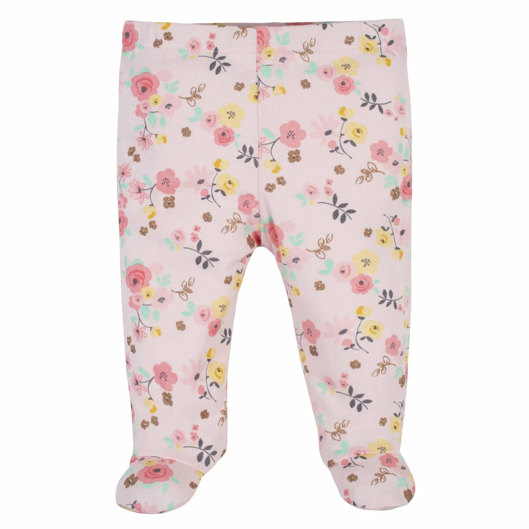Best Sale ⌛ Gerber® Organic Collection 3-Piece Baby 👧 Girls Love You Organic Take-Me-Home Set 🌟 4 Gerber® Organic Collection 3-Piece Baby Girls Love You Organic Take-Me-Home Set