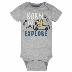 Gerber® BabyPreemie - 24M 8-Pack Baby Boys Dinosaur Short Sleeve Onesies® Bodysuits