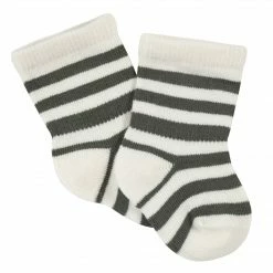 Gerber® 6-Pack Baby Boys Bear Wiggle Proof® Jersey Crew Socks