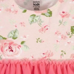 Gerber® BabyPreemie - 24M Baby & Toddler Girls Feelin' Floral Long Sleeve Tulle Dress