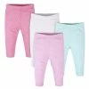 Onesies® Brand 4-Pack Baby Girls Pink Stripes Pants BabyPreemie - 24M