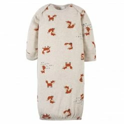 Gerber® 2-Pack Baby Boys Fox Gowns