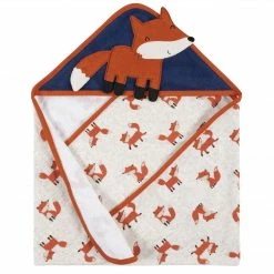 Gerber® 4-Piece Boys Fox Hooded Towel & Washcloth Set