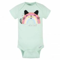 Gerber® BabyPreemie - 24M 5-Pack Baby Girls Rainbow Short Sleeve Onesies® Bodysuits