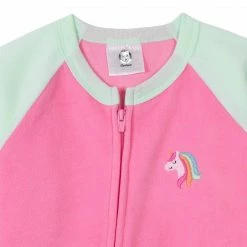 Gerber® Toddler2T - 5T 4-Pack Toddler Girls Rainbows & Unicorns Fleece Pajamas