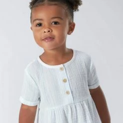 Gerber® Kids Infant & Toddler Girls Striped Gauze Dress BabyPreemie - 24M