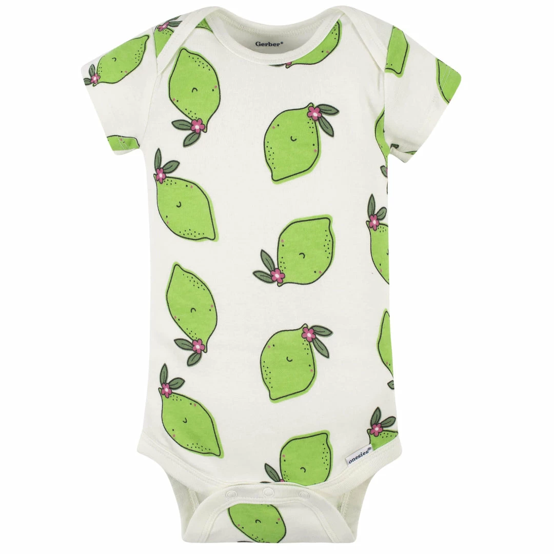 New 😍 Gerber® BabyPreemie - 24M 6-Pack Baby Breakfast & Pink Avocados Onesies® Bodysuits 😀 3 Gerber® BabyPreemie - 24M 6-Pack Baby Breakfast & Pink Avocados Onesies® Bodysuits