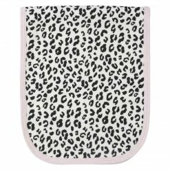 Gerber® 4-Pack Girls Leopard Terry Burp Cloths