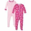Gerber® BabyPreemie - 24M 2-Pack Baby & Toddler Girls Rainbows Snug Fit Footed Cotton Pajamas