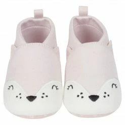 Gerber® Baby Girls Kitty Jersey Shoes
