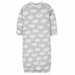 Gerber® 4-Pack Baby Neutral Sheep Gowns BabyPreemie - 24M