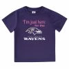 NFL Baltimore Ravens Girls Short Sleeve Tee Shirt Toddler2T - 5T