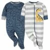 Gerber® 2-Pack Baby Boys Dinosaur Sleep N' Plays BabyPreemie - 24M
