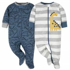 Gerber® 2-Pack Baby Boys Dinosaur Sleep N' Plays BabyPreemie - 24M