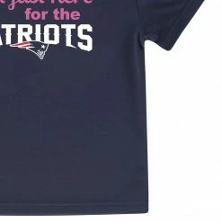 NFL New England Patriots Girls Short Sleeve Tee Shirt