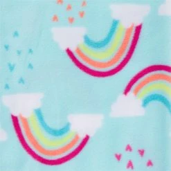 Gerber® BabyPreemie - 24M 2-Pack Baby & Toddler Girls Rainbow Fleece Pajamas