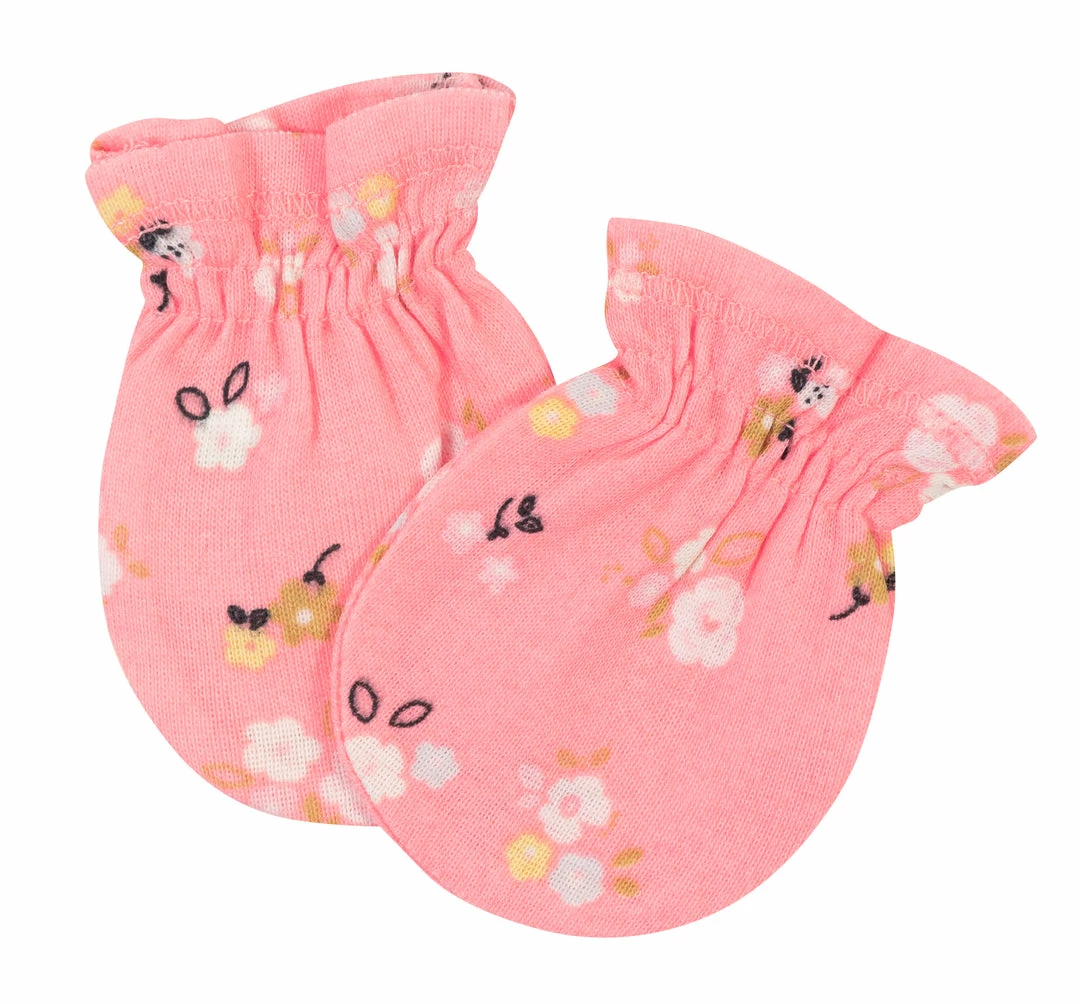Best Sale 🥰 Gerber® 3-Pack Baby 👧 Girls Ballerina No Scratch Mittens BabyPreemie - 24M ✨ 2 Gerber® 3-Pack Baby Girls Ballerina No Scratch Mittens BabyPreemie - 24M