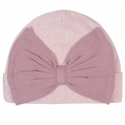 Gerber® BabyPreemie - 24M 8-Piece Organic Baby Girls Floral Caps & No Scratch Mittens