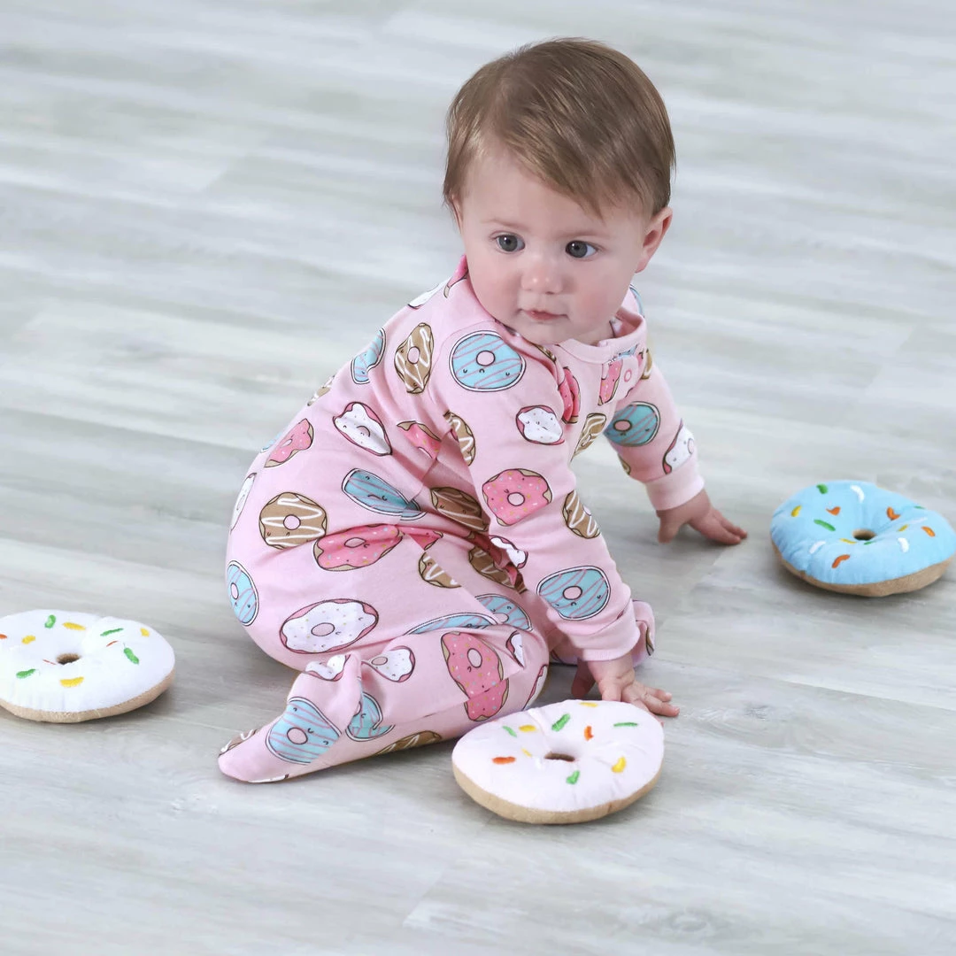 Coupon 🧨 Gerber® 4-Piece Baby Cookies & Donuts Onesies® Bodysuit & Sleep 'N Play Set 👍 3 Gerber® 4-Piece Baby Cookies & Donuts Onesies® Bodysuit & Sleep 'N Play Set