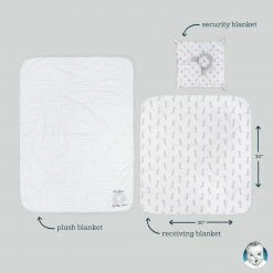 Gerber® 5-Pack Baby Boys Space Flannel Receiving Blankets BabyPreemie - 24M